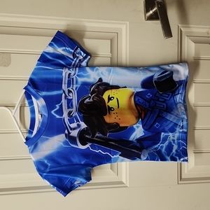 Hippy sun roblox blue tee size 130 use measurements